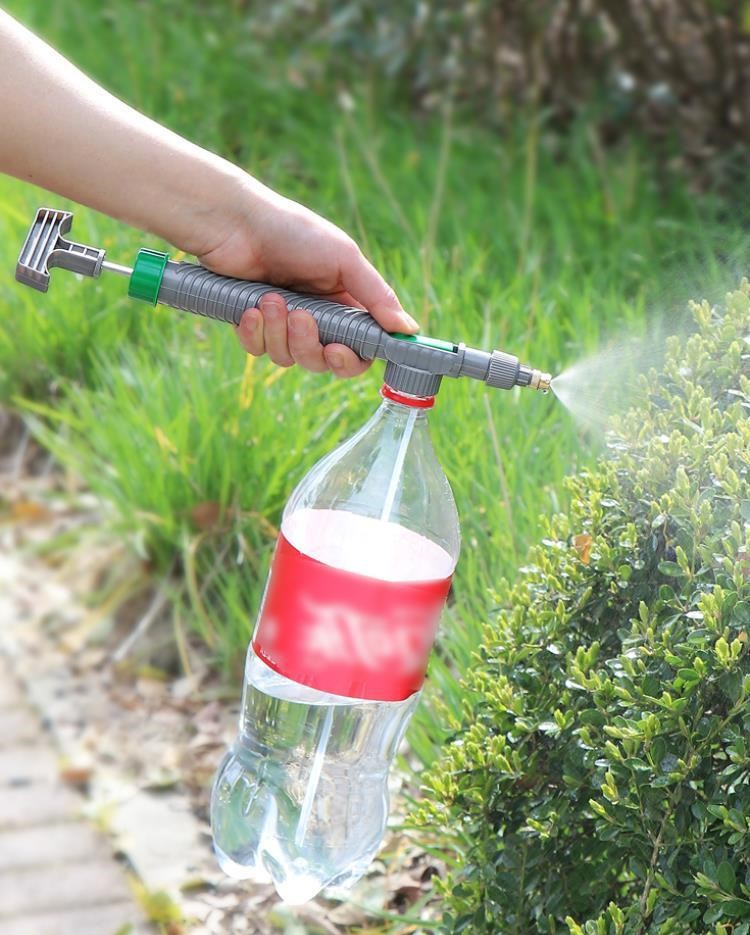 Universal Bottle Garden Sprayer with High - Pressure Nozzle - for Watering Plants and Cleaning