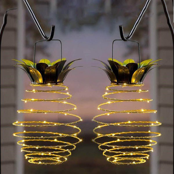 Solar - Powered Pineapple Garden Lamp