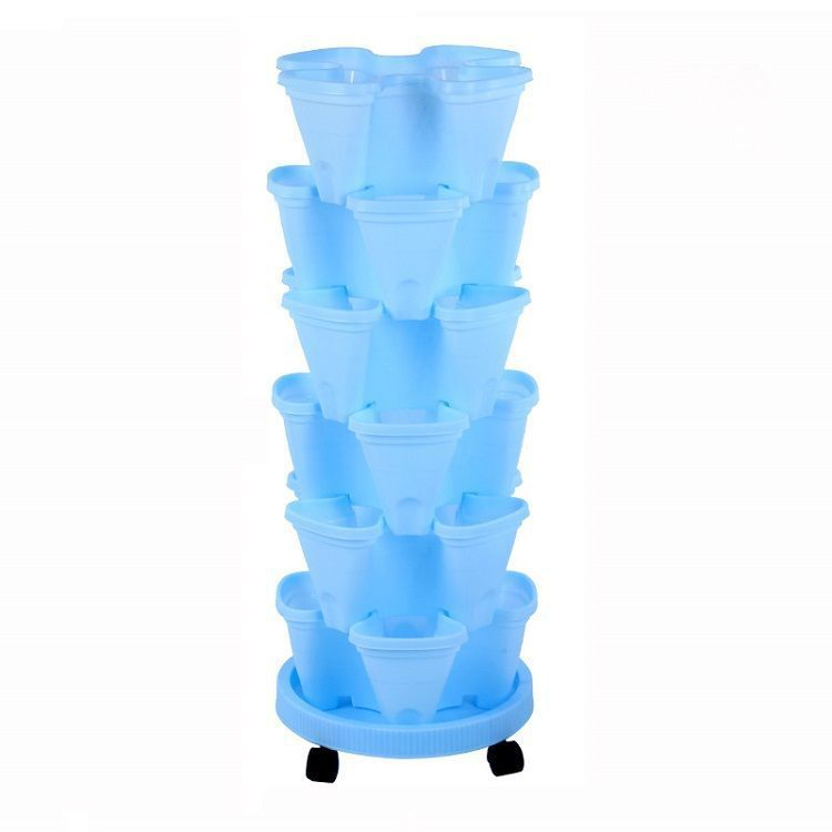 6 - Layer Vertical Plant Tower - Three - Dimensional Flower System for the Garden
