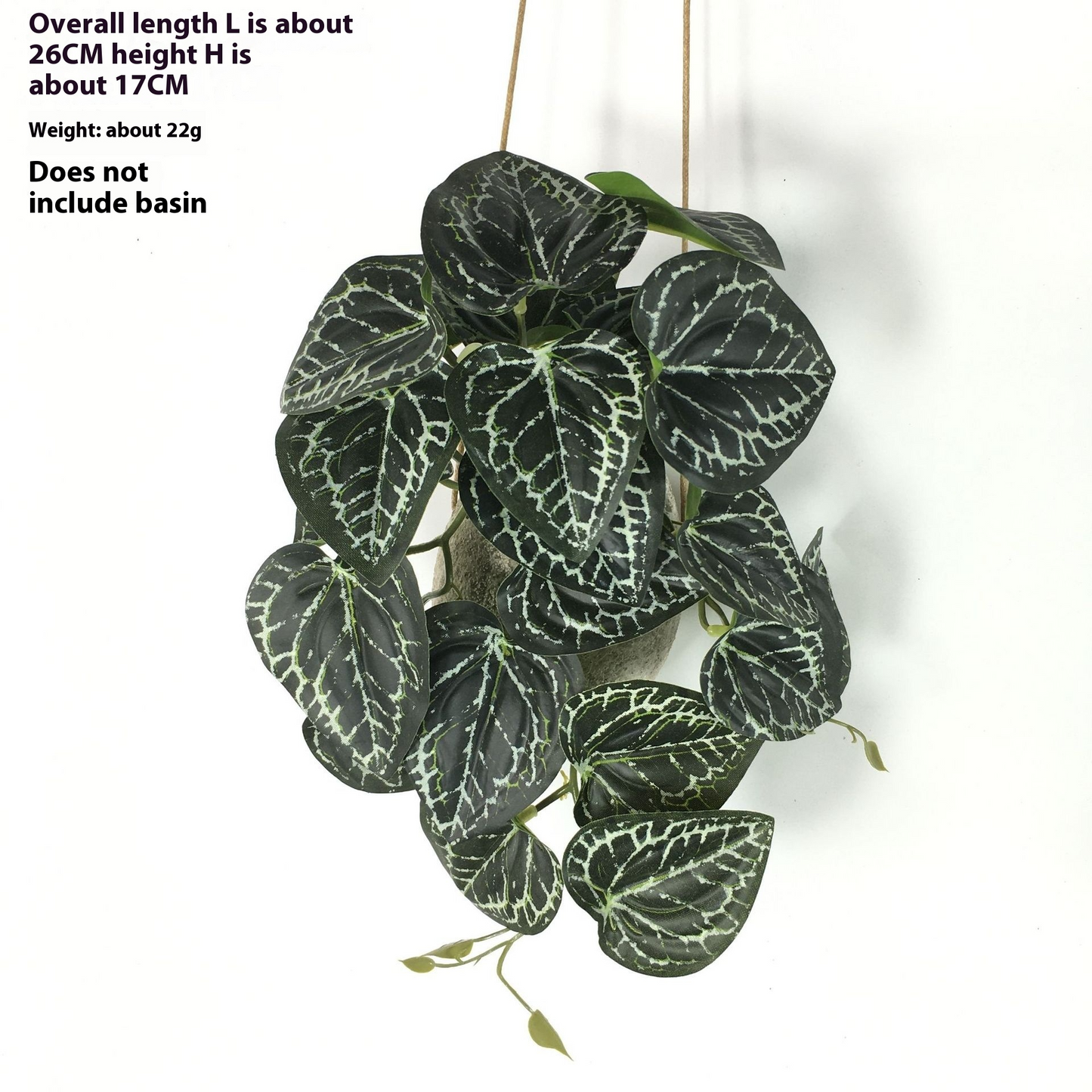 Artificial Hanging Plant for Natural Decoration Indoors and Outdoors