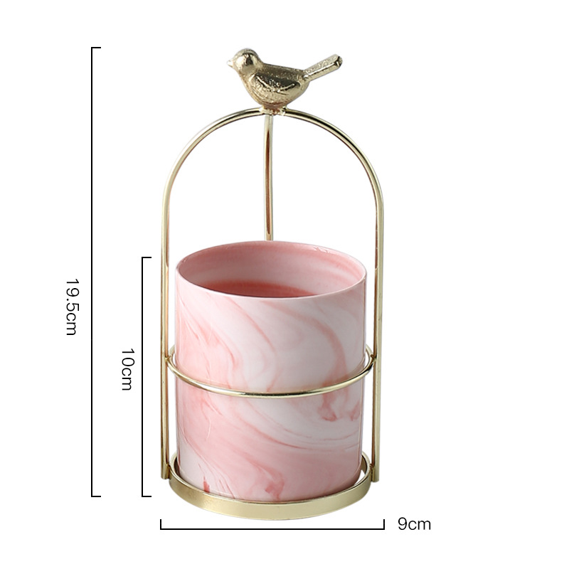 Flower Planters with Bird Design for Stylish Decoration