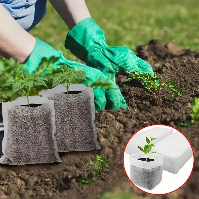 Fleece Plant Bags - Compostable Growing Bags for Plants