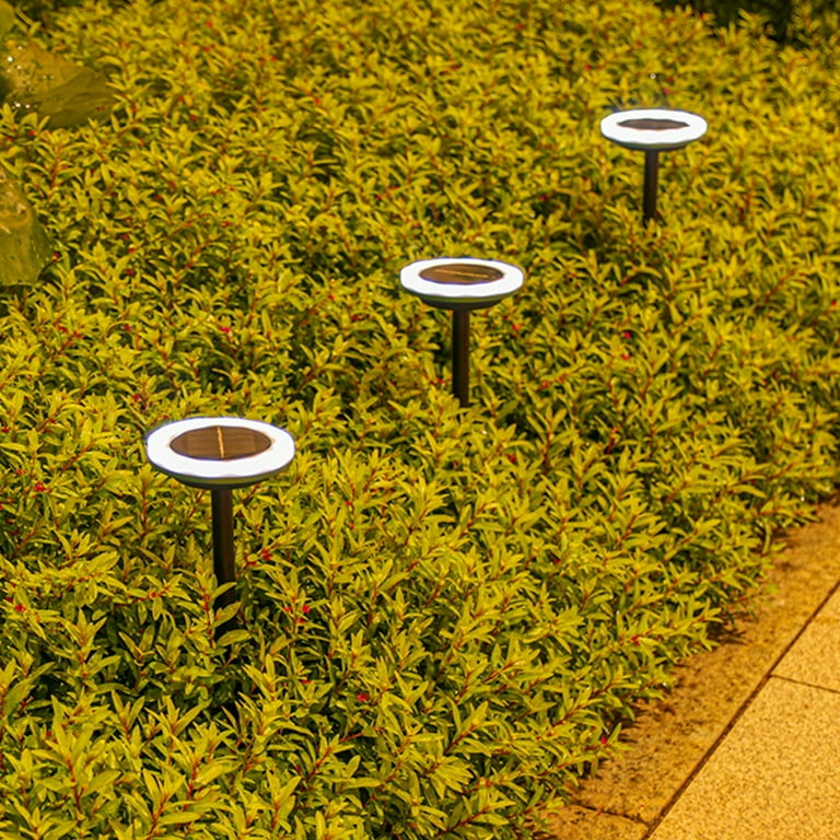 Solar Garden Lights With Colour Change - Led Ground Spots For Outdoor Areas And Gardens