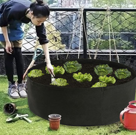 Round Plant Growth Bag - Garden Container for Easy Plant Growth