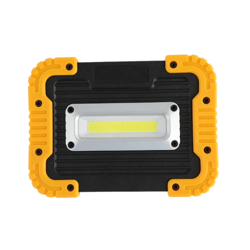 Rechargeable LED Construction Site Floodlight - Portable Work Light With USB And Robust Cover