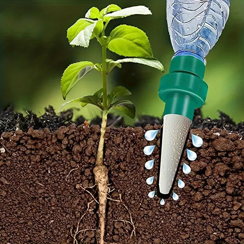 Self - Watering Tips for Plants - Automatic Drip Tips for Bottles