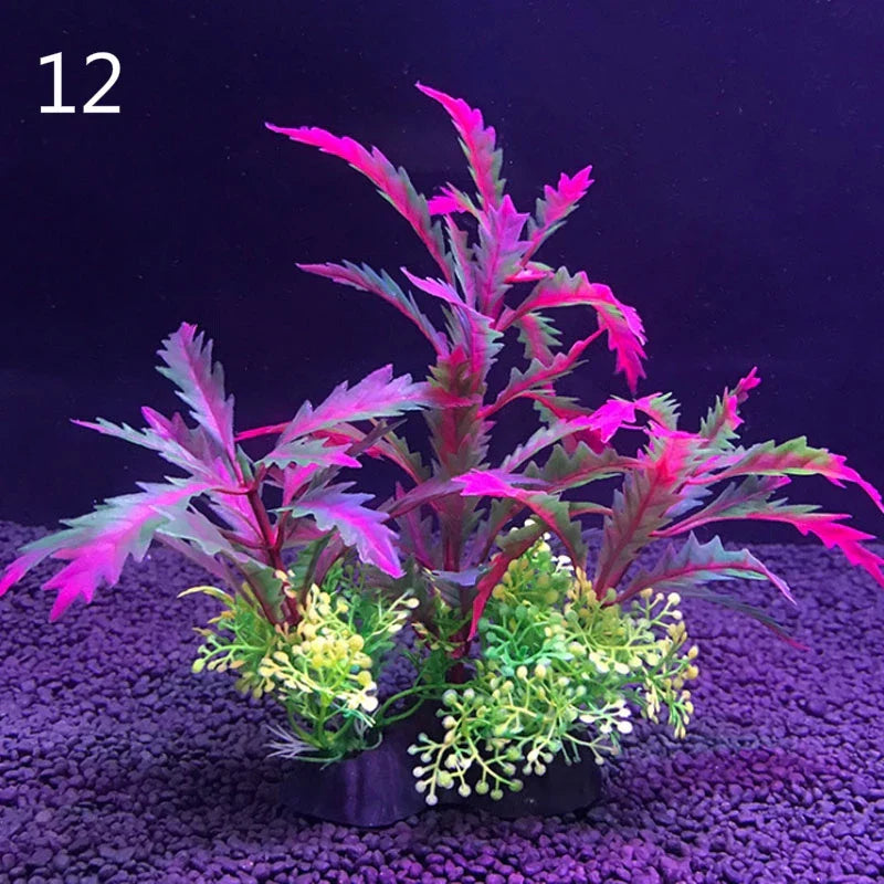 Artificial Aquarium Plants - Realistic Decoration for Aquariums in Various Colours