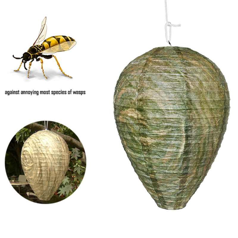 Wasp Nest Defence Lamp - Hanging Protective Net Against Wasps and Insects