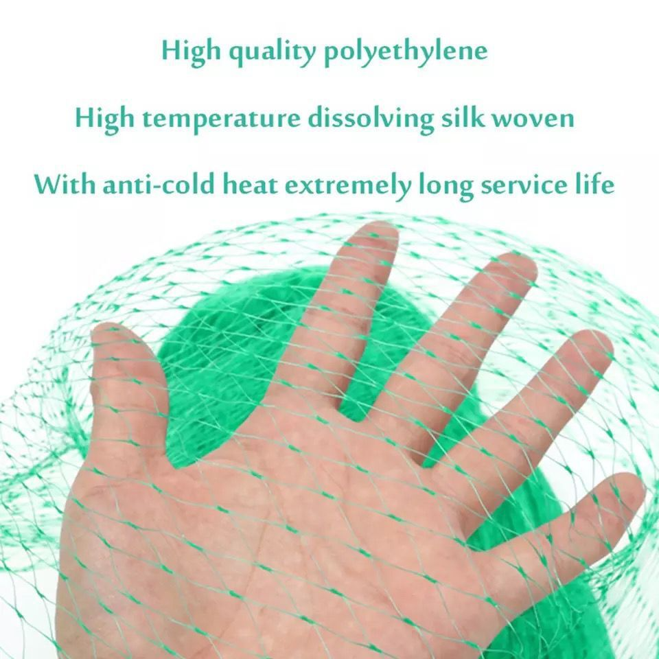 Protective Netting for Garden Plants - Green Netting Against Pests and Animals