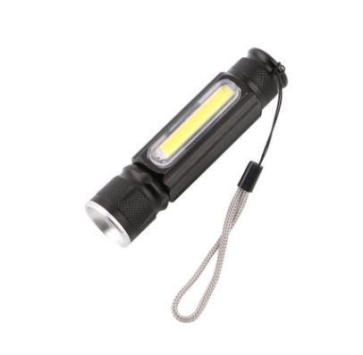 USB Rechargeable Magnetic Flashlight - LED Emergency Light With Magnet And Carrying Strap
