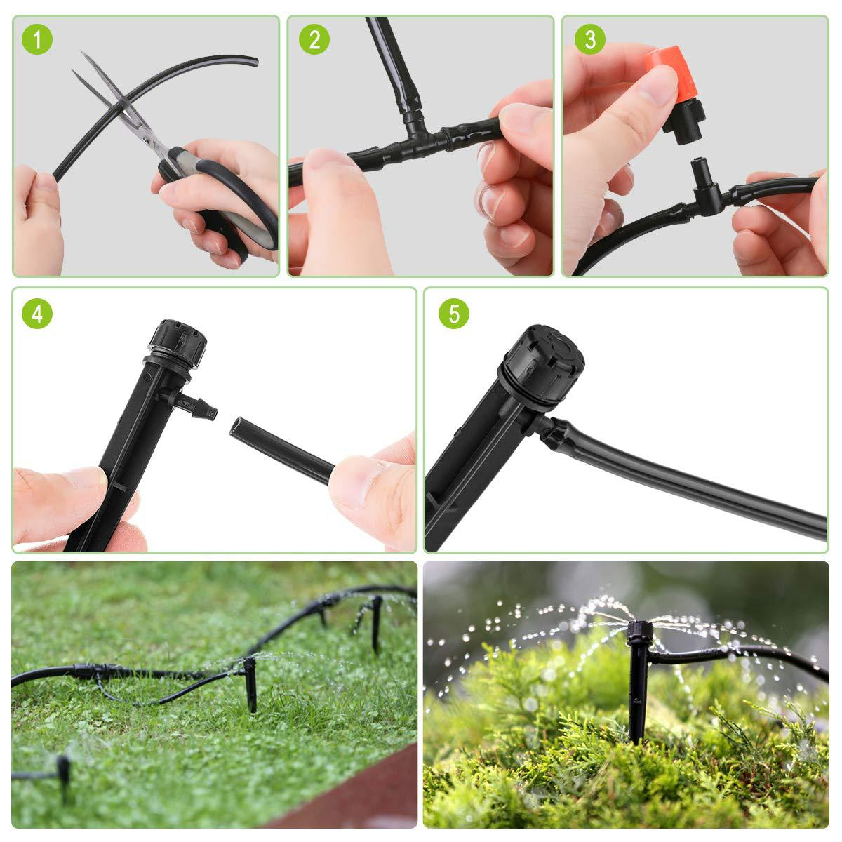 Automatic Irrigation System Set - Drip Irrigation for Garden Plants