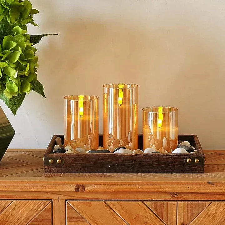 LED Candle Set without Flame