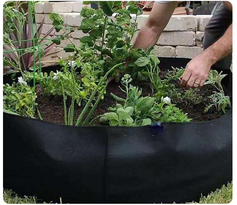 Round Plant Growth Bag - Garden Container for Easy Plant Growth