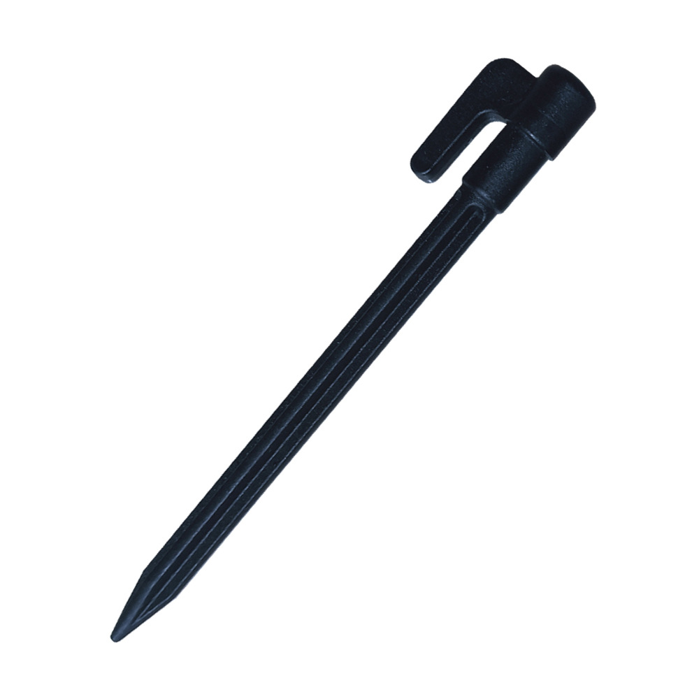 Plastic Tent Pegs with Hooks - Camping Pegs for Tarpaulins and Tarp