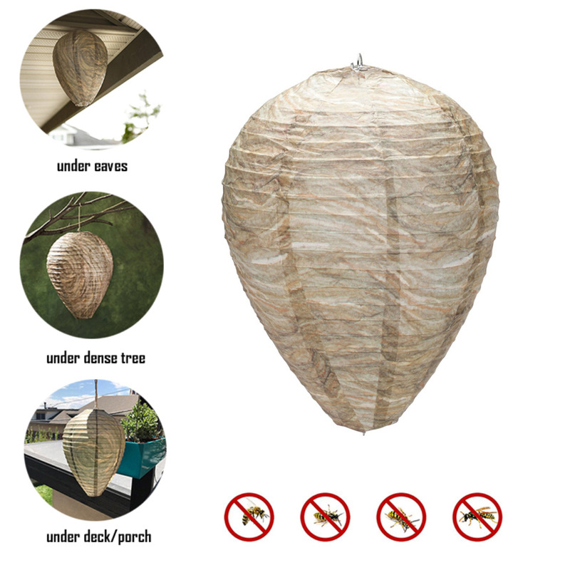 Wasp Nest Defence Lamp - Hanging Protective Net Against Wasps and Insects