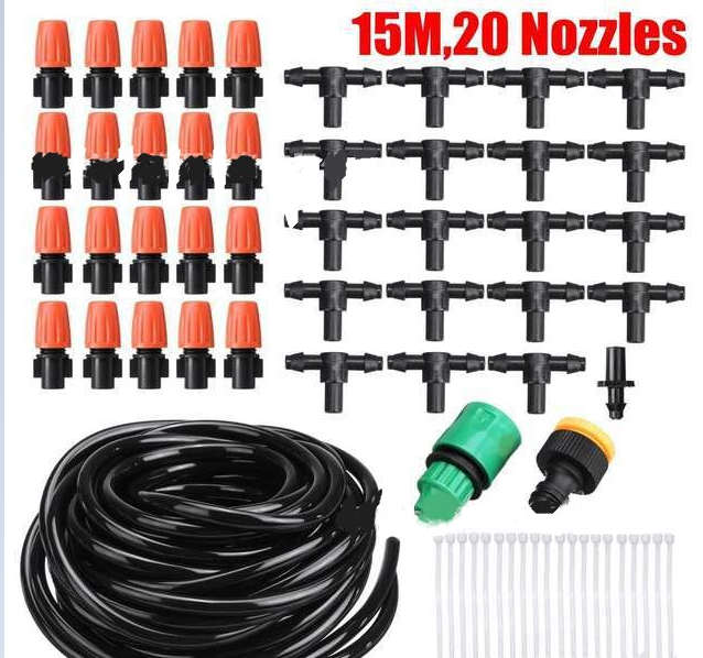 Automatic Irrigation System Set - Drip Irrigation for Garden Plants
