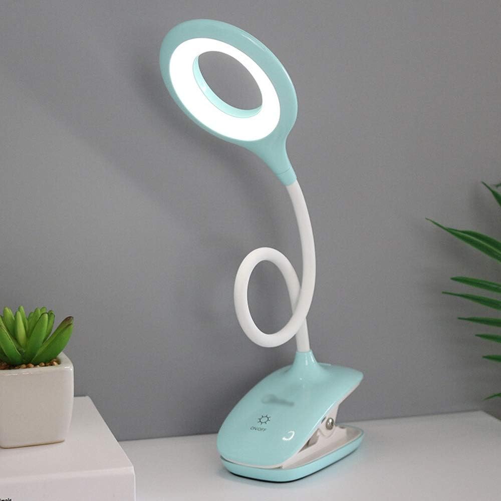Rechargeable Led Desk Lamp With Clip - Adjustable Desk Lamp For Home Office And Study
