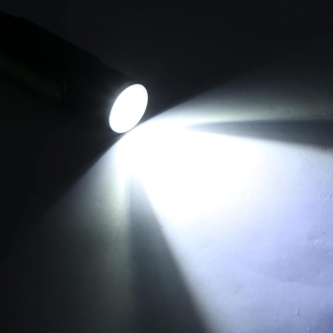 USB Rechargeable Magnetic Flashlight - LED Emergency Light With Magnet And Carrying Strap