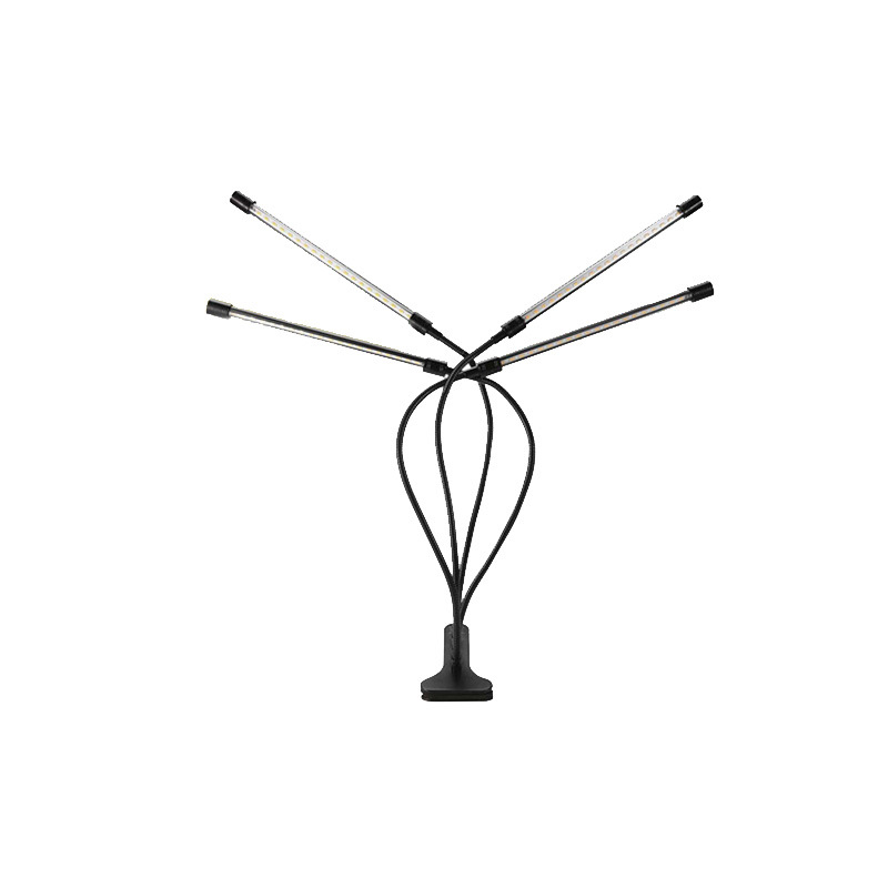 Plant Grow Light with 4 Flexible Arms and Dimming Function for Indoor Gardens