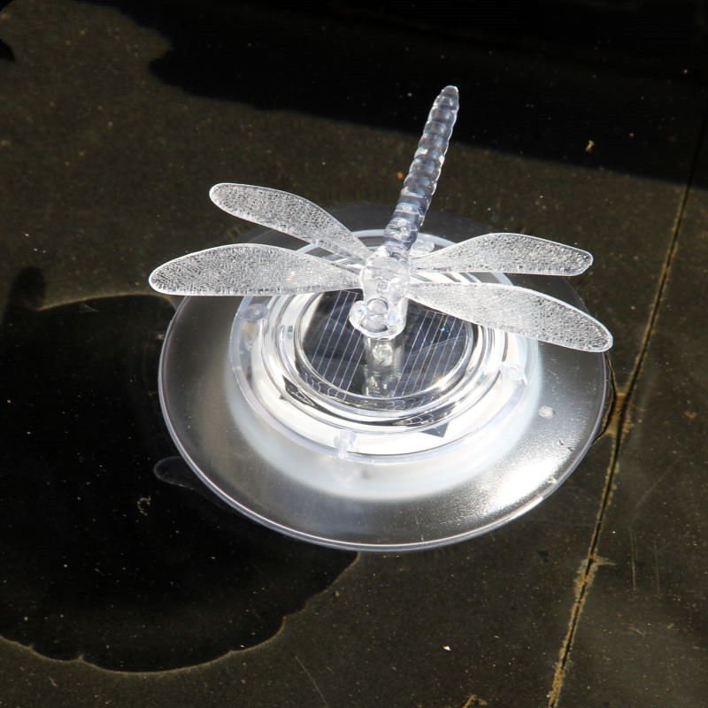 Solar - Powered Pond Decoration Butterfly and Dragonfly - Colour - Changing Led Lights for Garden and Pond