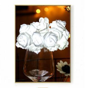 Led Rose Fairy Lights with Warm White Light - Romantic Decoration for Interiors and Events