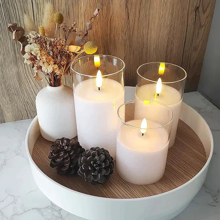LED Candle Set without Flame