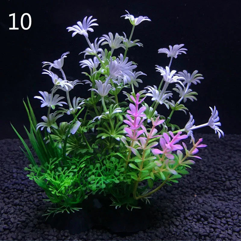 Artificial Aquarium Plants - Realistic Decoration for Aquariums in Various Colours