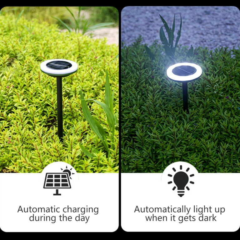 Solar Garden Lights With Colour Change - Led Ground Spots For Outdoor Areas And Gardens