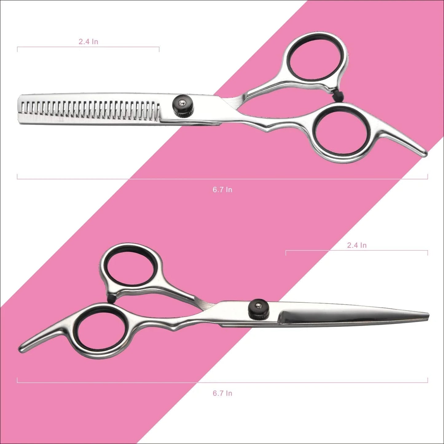 Professional Hair Care Set | Cutting and Thinning Scissors for Precise Hairstyles