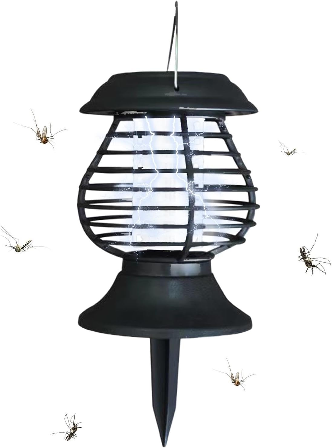 Solar Insect Repellent Lamp with Led Light - Effective Mosquito Control for the Garden
