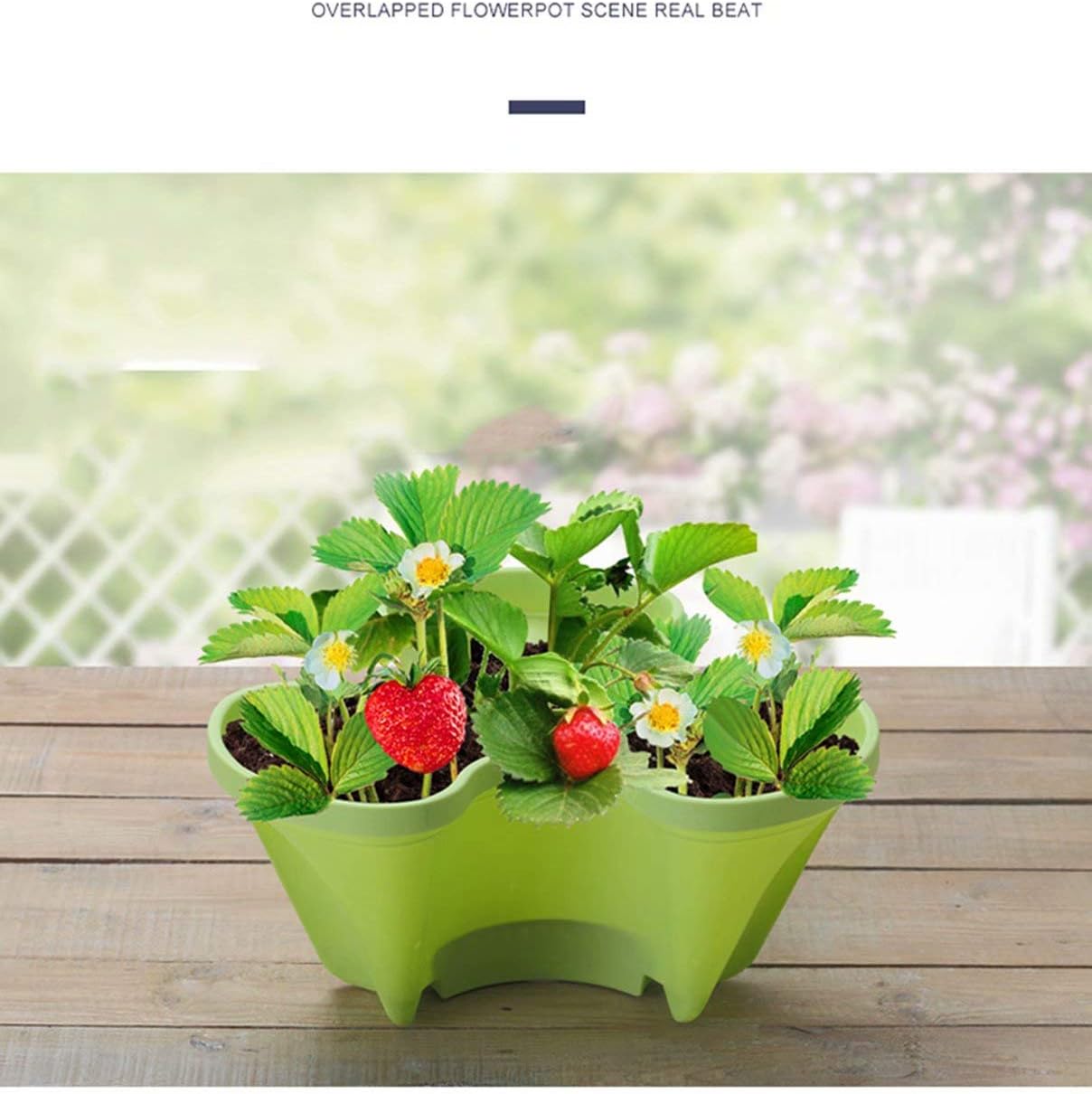 6 - Layer Vertical Plant Tower - Three - Dimensional Flower System for the Garden