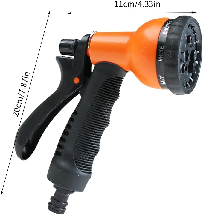 Garden Hose Gun with 7 Functions - Flexible Watering Emitter for Garden Plants