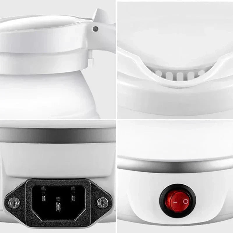 Foldable Travel Kettle - Compact Electric Tea Kettle for Travelling & Camping