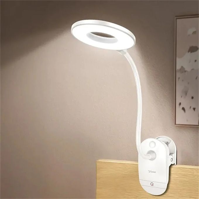 Rechargeable Led Desk Lamp With Clip - Adjustable Desk Lamp For Home Office And Study