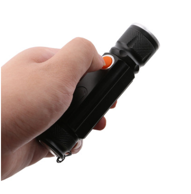 USB Rechargeable Magnetic Flashlight - LED Emergency Light With Magnet And Carrying Strap