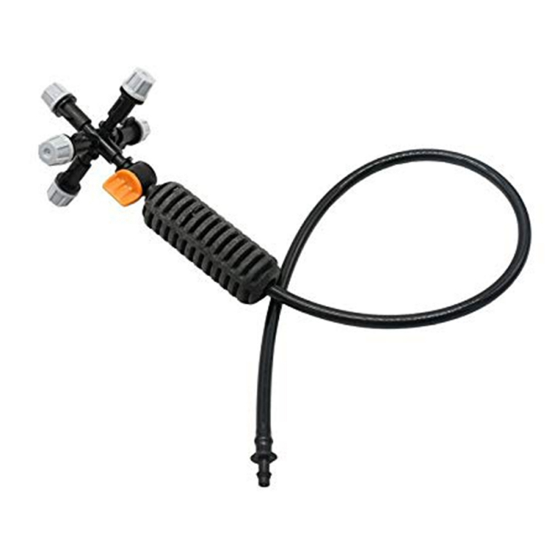 Rotatable Spray Nozzle with Multiple Spray Heads - Adjustable Watering for Garden Plants