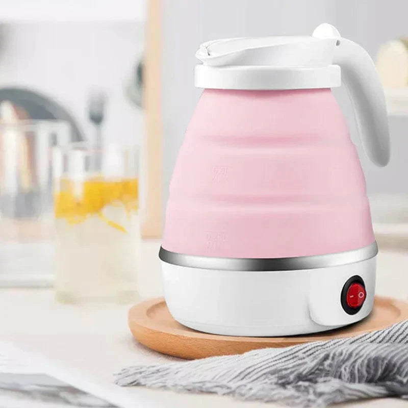 Foldable Travel Kettle - Compact Electric Tea Kettle for Travelling & Camping