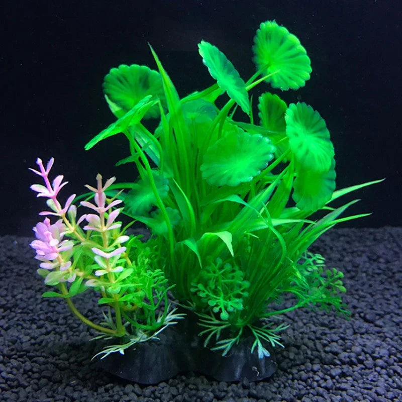 Artificial Aquarium Plants - Realistic Decoration for Aquariums in Various Colours