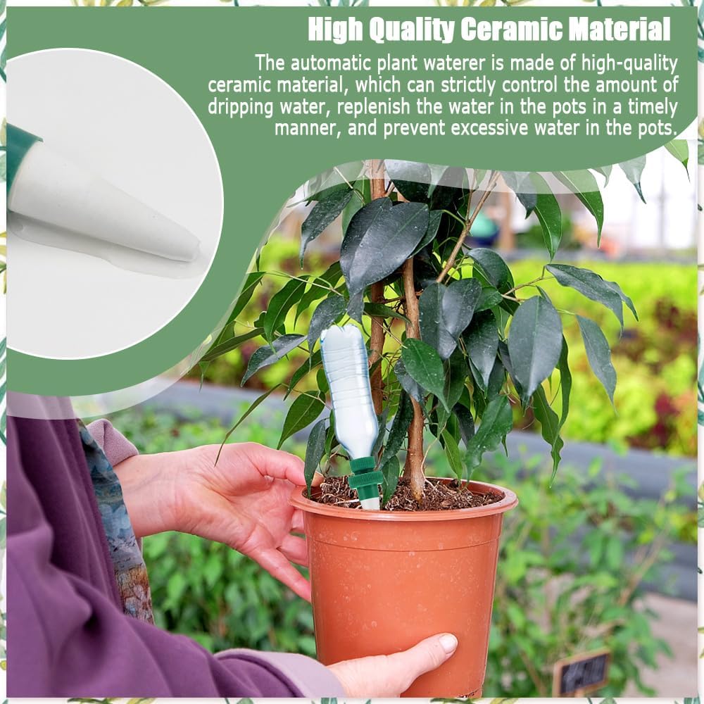 Self - Watering Tips for Plants - Automatic Drip Tips for Bottles