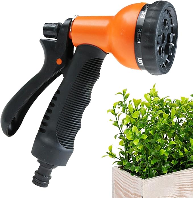 Garden Hose Gun with 7 Functions - Flexible Watering Emitter for Garden Plants