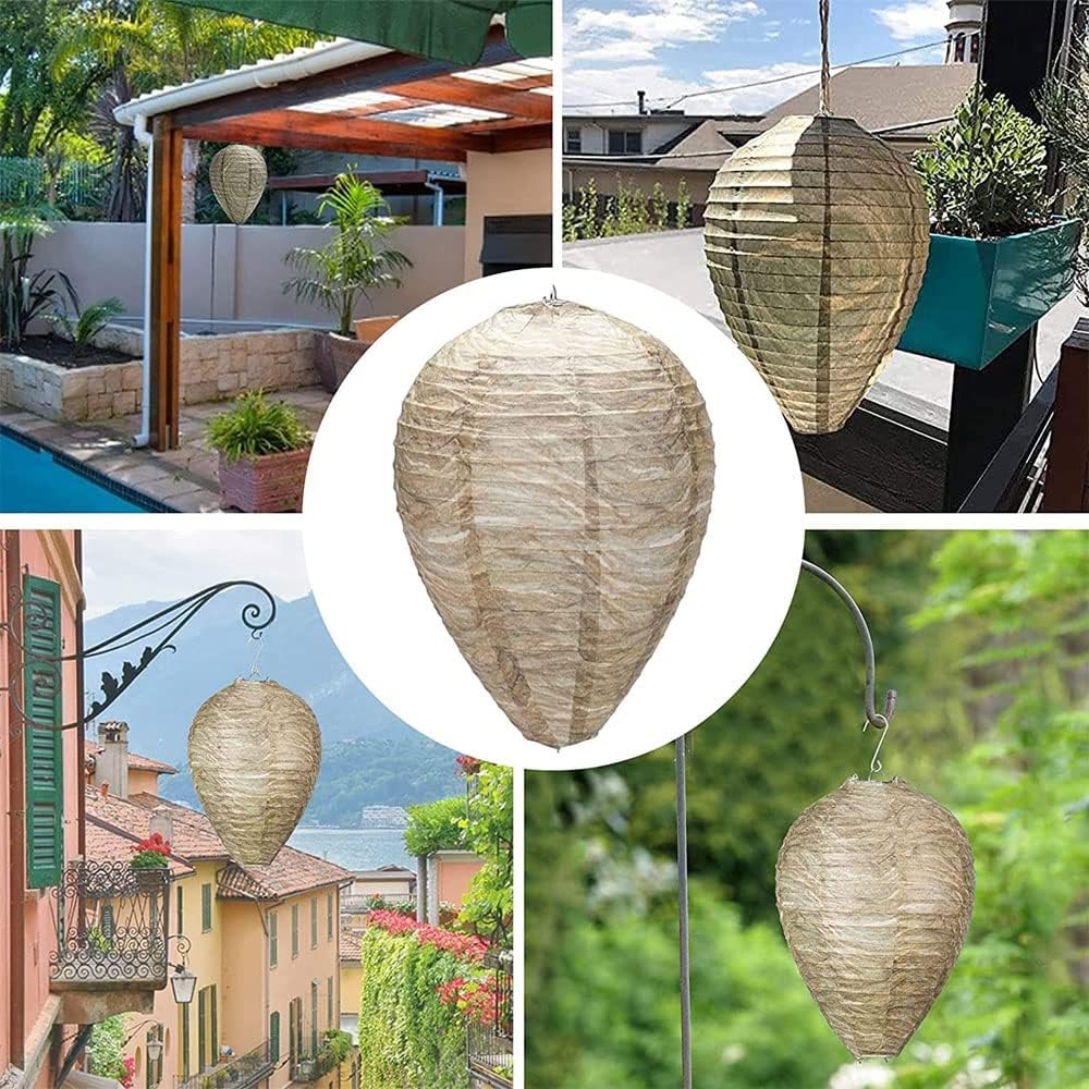 Wasp Nest Defence Lamp - Hanging Protective Net Against Wasps and Insects