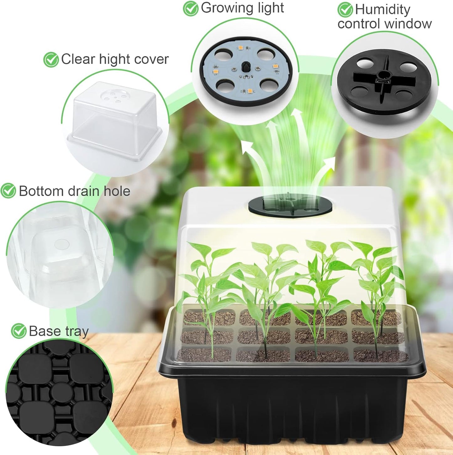 Cultivation Set with Light - Complete Set for Successful Plant Cultivation