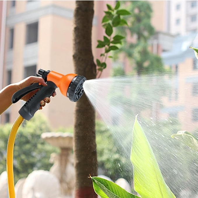 Garden Hose Gun with 7 Functions - Flexible Watering Emitter for Garden Plants