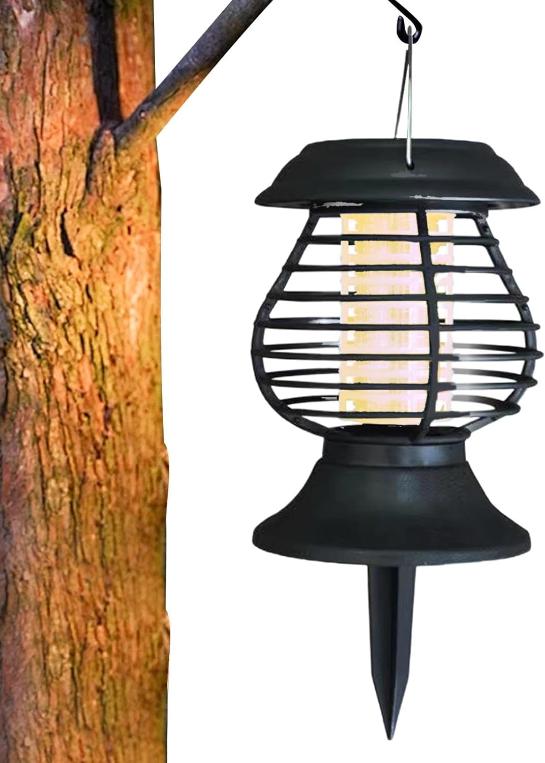 Solar Insect Repellent Lamp with Led Light - Effective Mosquito Control for the Garden