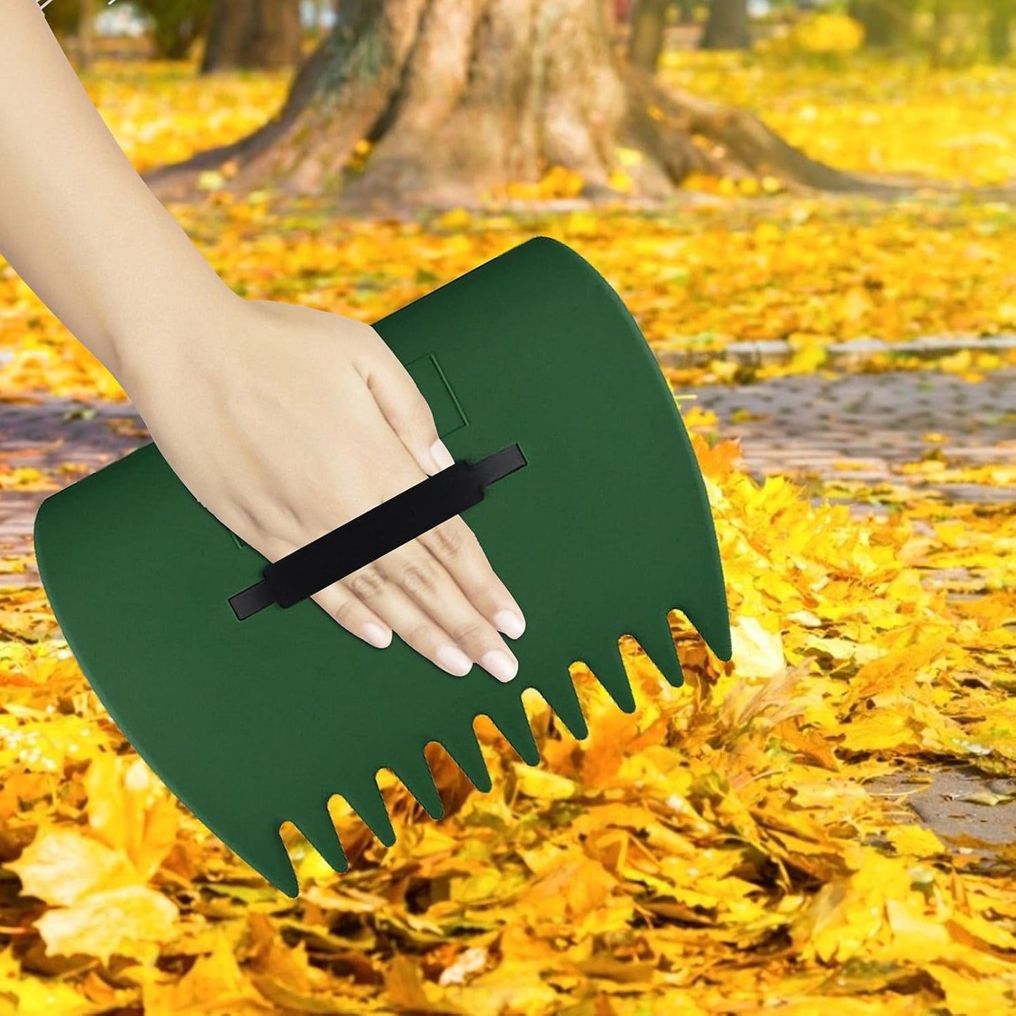Practical Garden Waste Grabs - Ergonomic Grass and Leaf Disposal