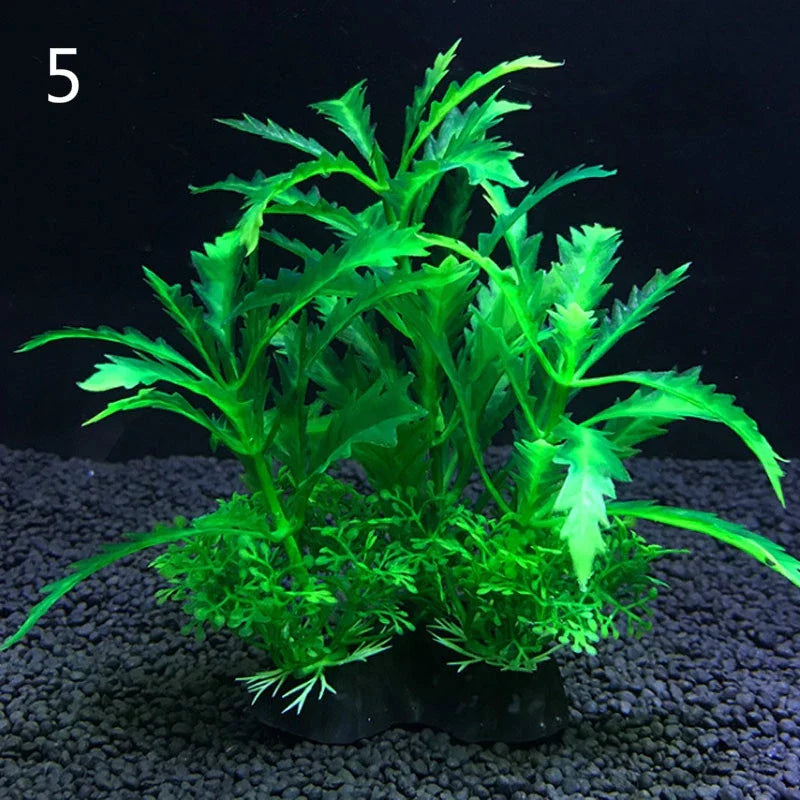 Artificial Aquarium Plants - Realistic Decoration for Aquariums in Various Colours