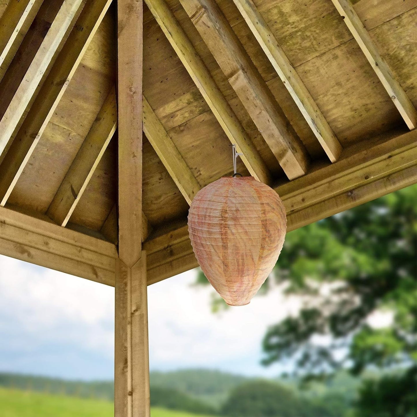 Wasp Nest Defence Lamp - Hanging Protective Net Against Wasps and Insects