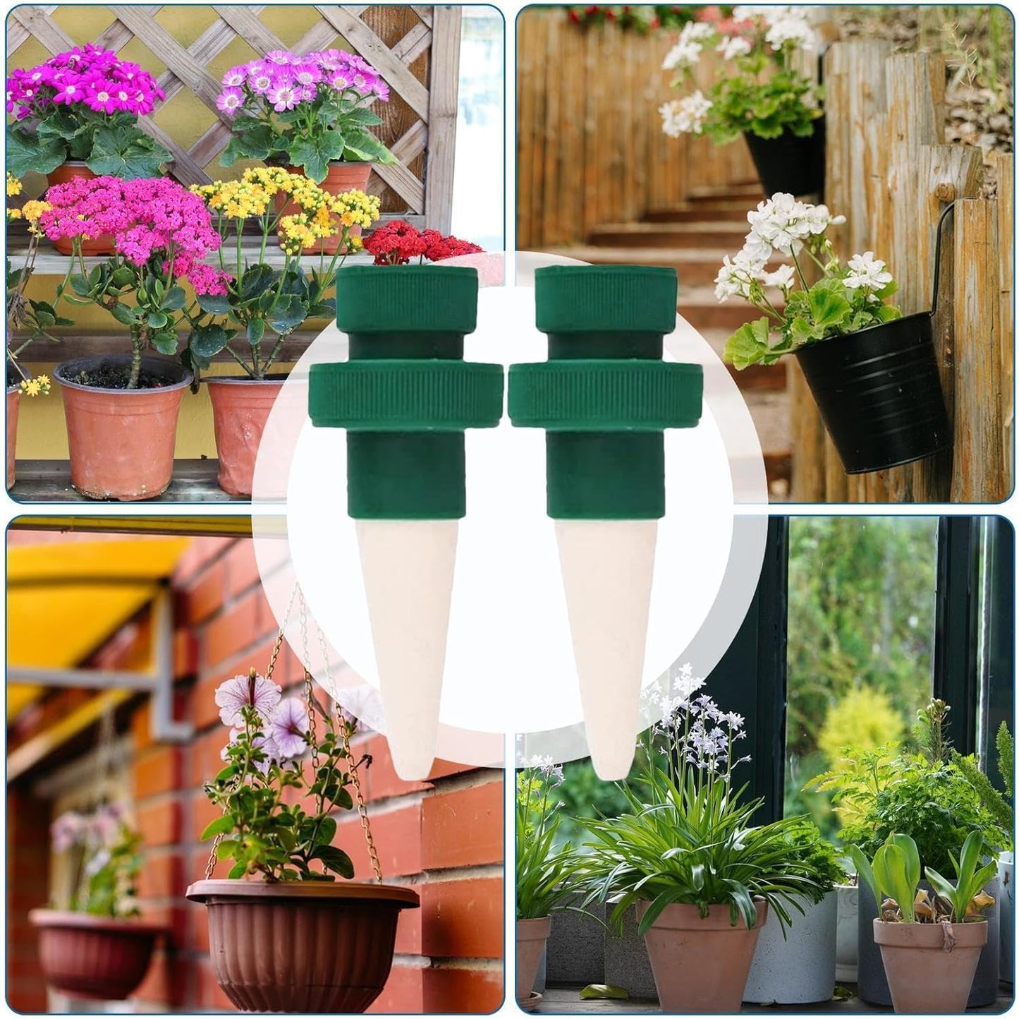 Self - Watering Tips for Plants - Automatic Drip Tips for Bottles
