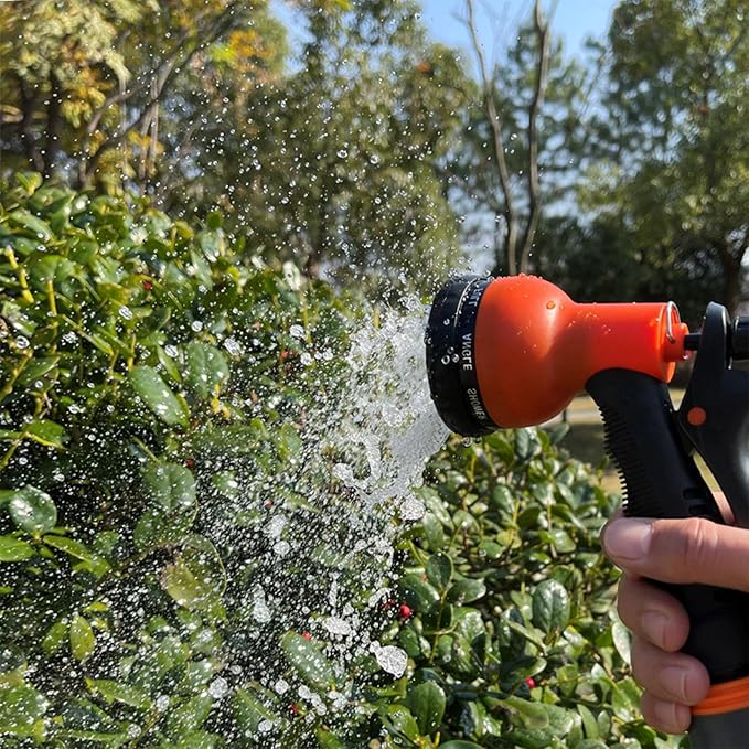 Garden Hose Gun with 7 Functions - Flexible Watering Emitter for Garden Plants