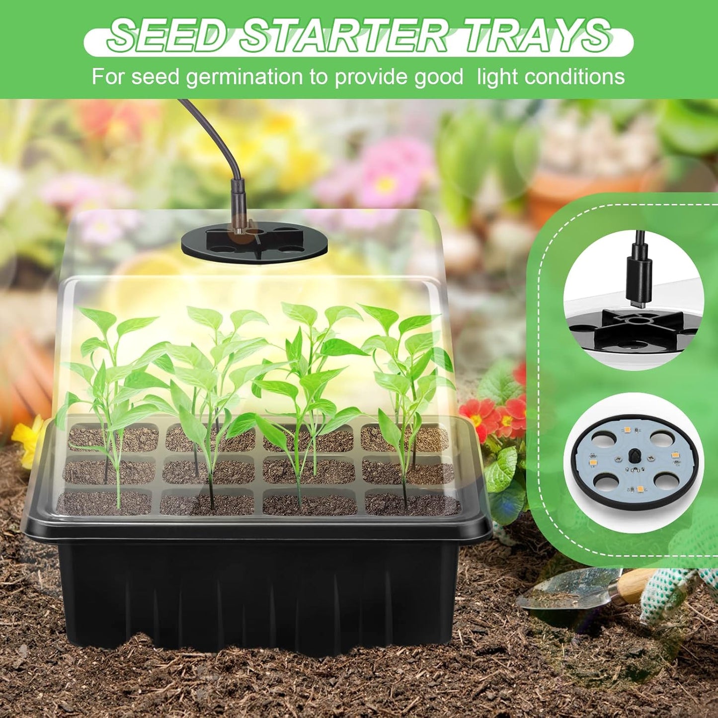 Cultivation Set with Light - Complete Set for Successful Plant Cultivation